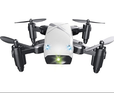 S9HW white mini quadcopter standard version no camera – buy foldable RC drone for beginners with 360 flip.