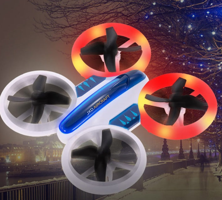 Mini RC stunt drone LED lights night flying 360 rolls quadcopter beginner drone.