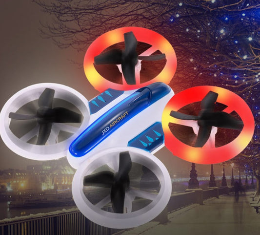 Mini RC stunt drone LED lights night flying 360 rolls quadcopter beginner drone.