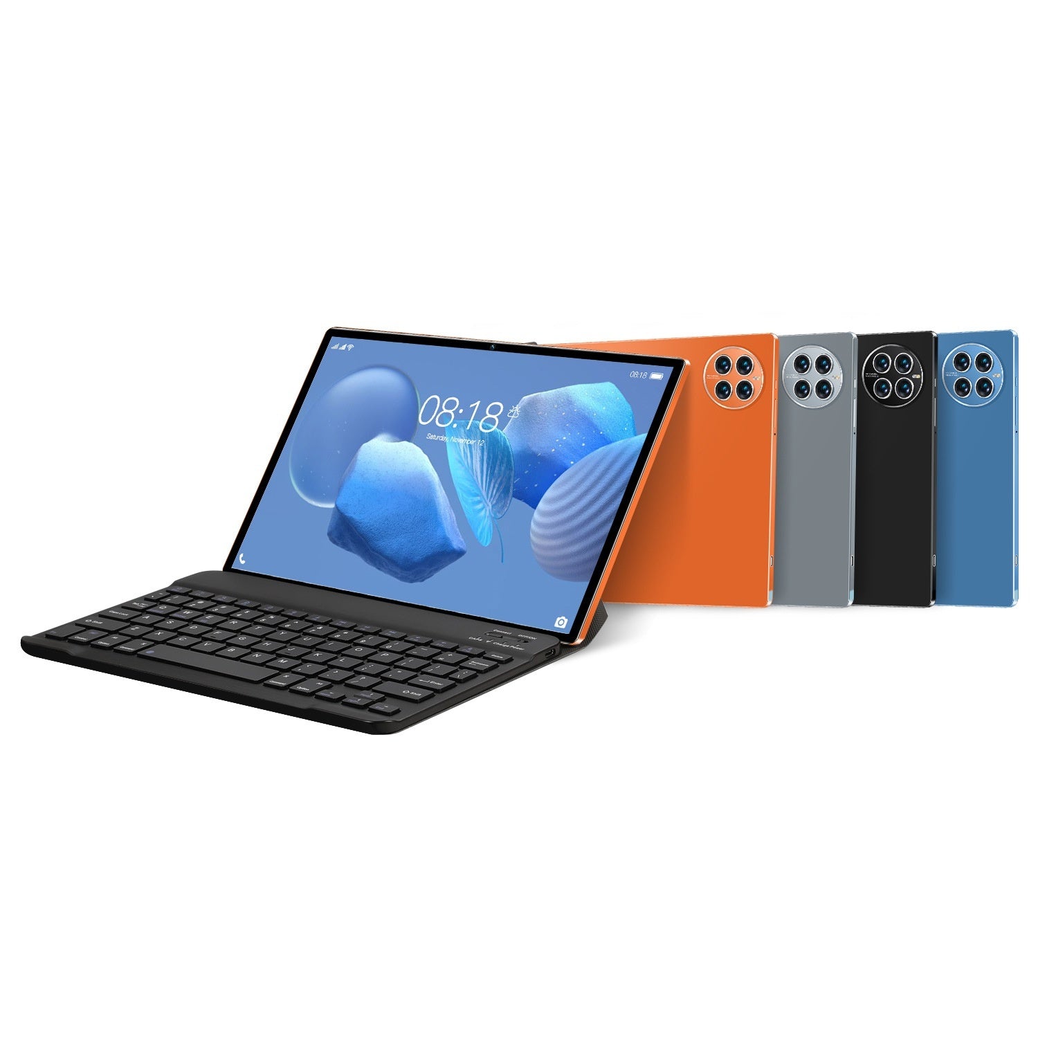 Tablet 10.1" 16GB RAM 512GB | Black Blue Orange Silver | Detachable Keyboard Included.
