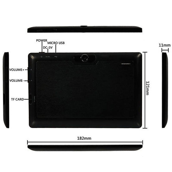 Kids Tablet 7 inch  | Bluetooth GPS Dual SIM | Lightweight Android Tablet.
