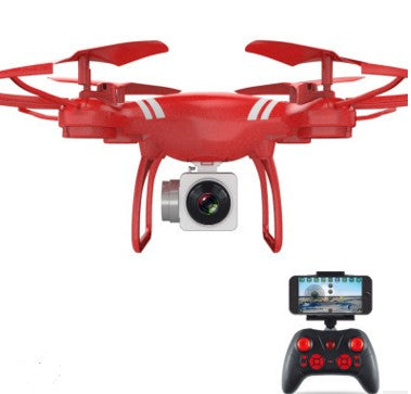 KY101 red RC quadcopter with WiFi camera and remote – buy FPV drone with headless mode under 70 euros.

