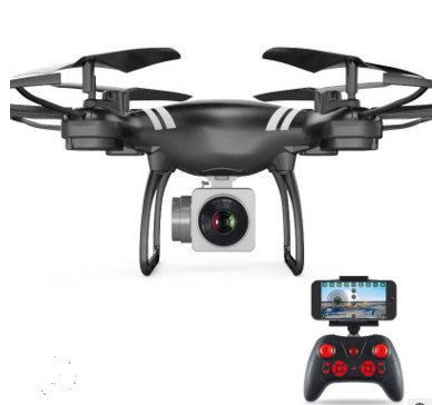 KY101 black FPV drone with HD camera and controller – buy RC quadcopter with APP control and 360 flip.

