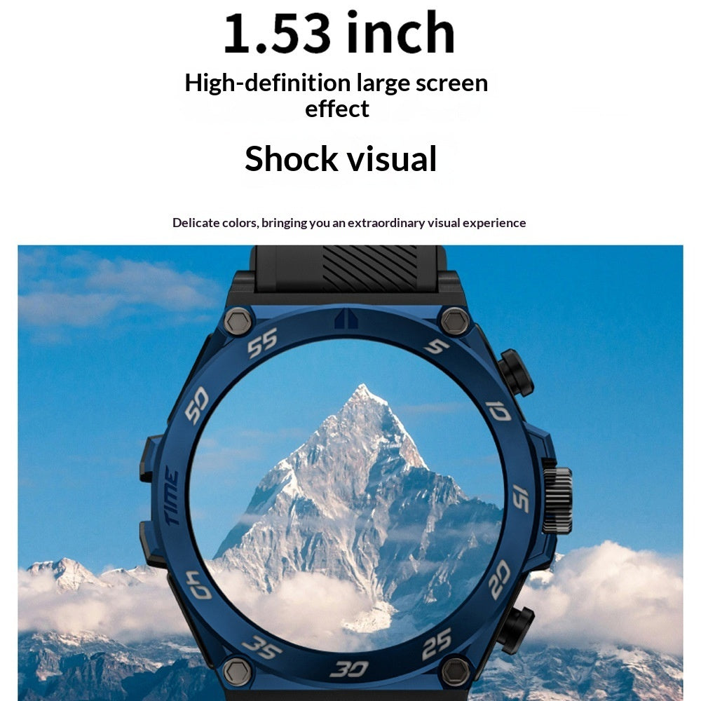 1.53 inch TFT smartwatch screen – high definition shock visual display.
