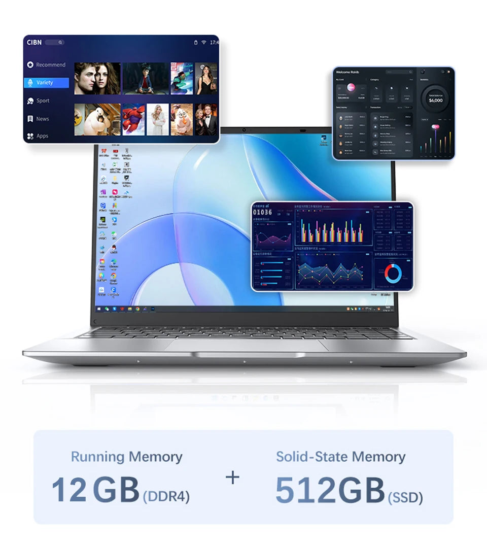 14.1 inch Full HD 1920x1080 IPS display specifications.
