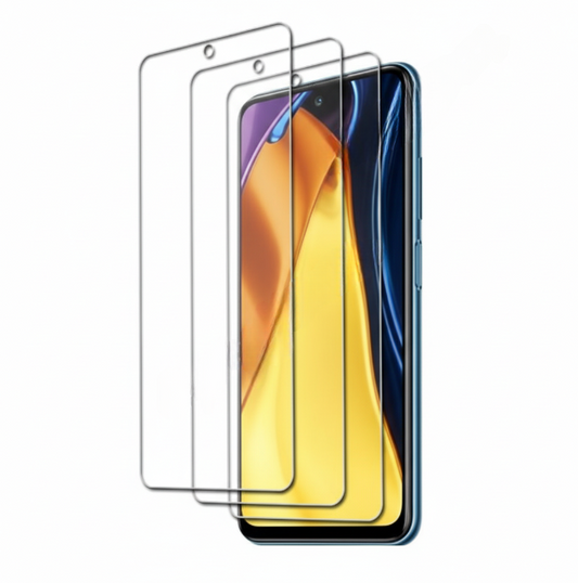 3-Pack Tempered Glass Screen Protector for Xiaomi Poco – 9H Anti-Scratch, Bubble-Free