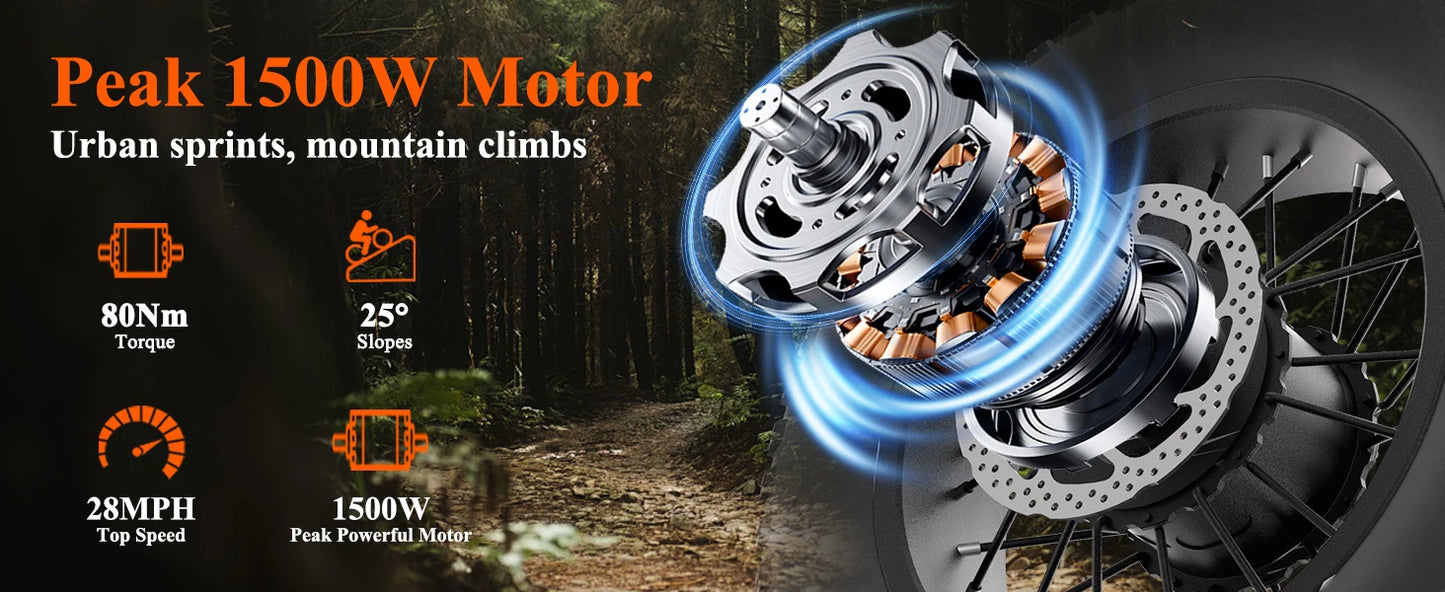 Bodywel M16 electric mountain bike LCD display and controls.

