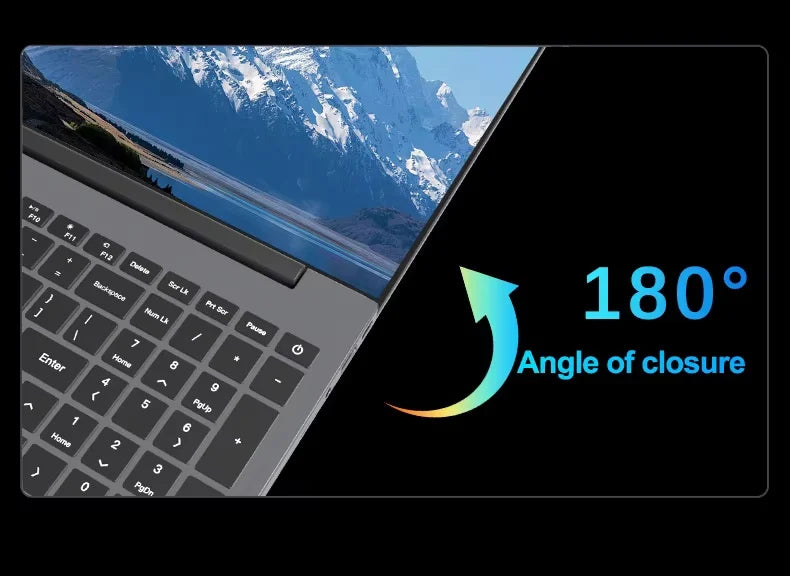 Professional laptop with HD camera built-in for video conferencing remote meetings.

