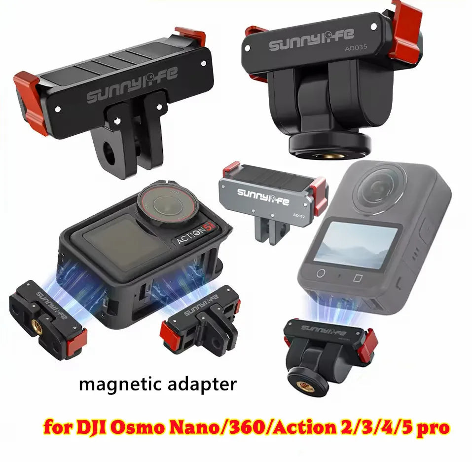 DJI Osmo Nano chest bracket mount — hands-free action camera accessory.
