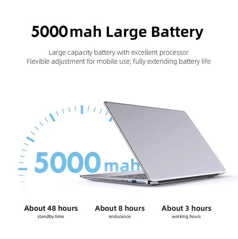 Windows 11 laptop keyboard and touchpad close up view.
