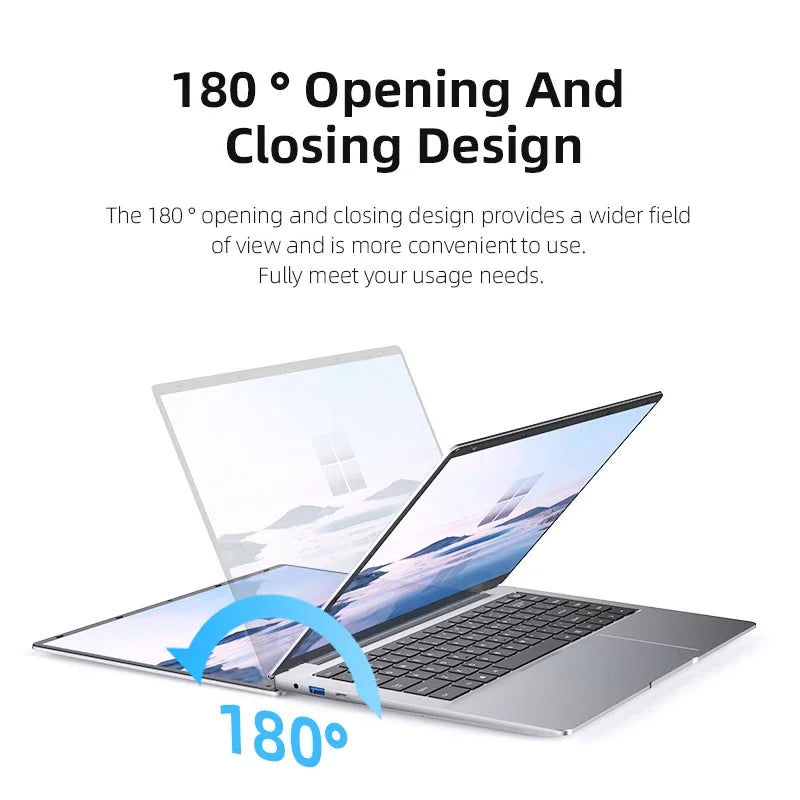 Ultra slim portable laptop 12GB RAM 1TB SSD open display.
 