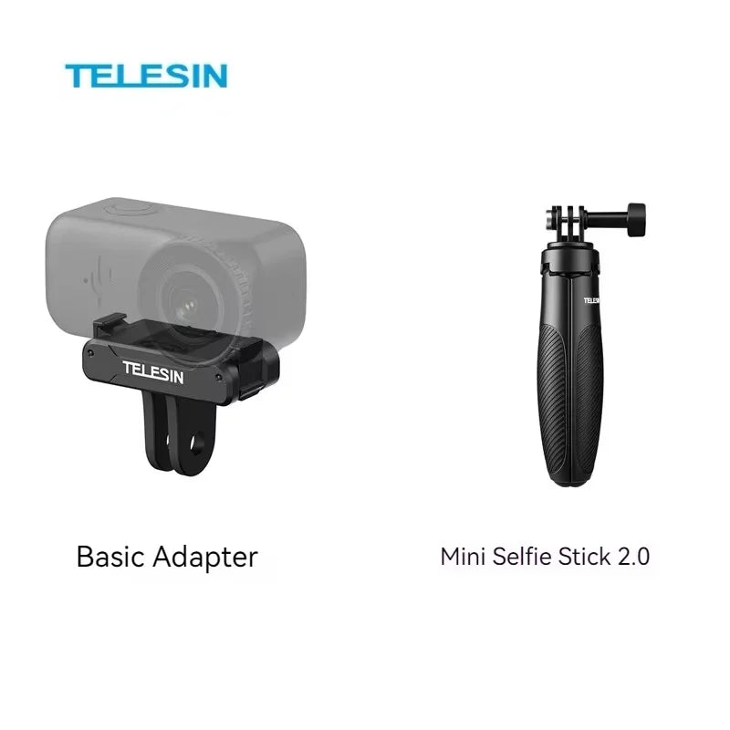 DJI Osmo Nano complete kit — aluminum cage, dive housing, storage bag and screen protector.
