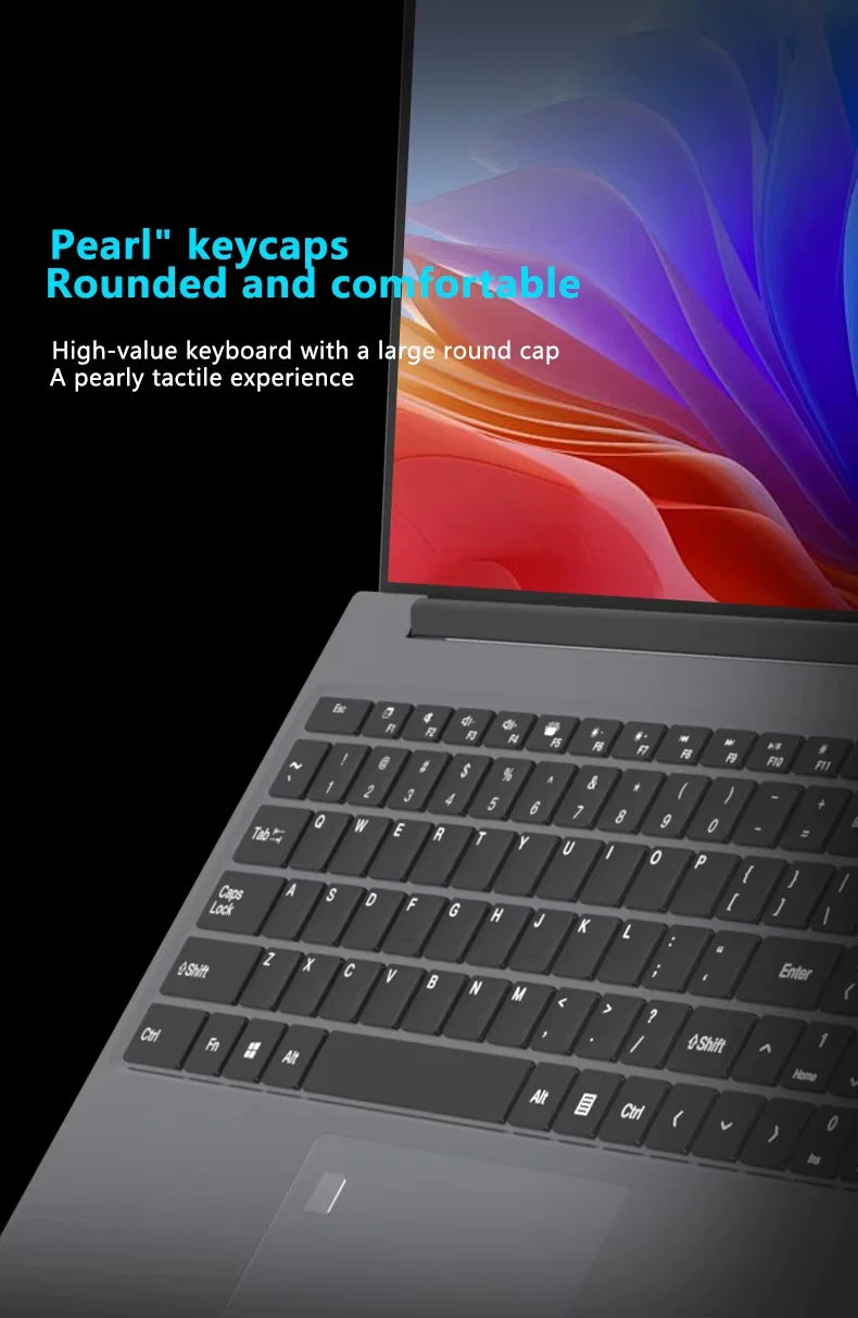 Ultra-portable laptop lightweight 1.5kg design for travel and mobile work.
