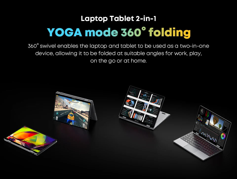  CHUWI MiniBook X 12GB LPDDR5 RAM and 512GB SSD storage specifications.

