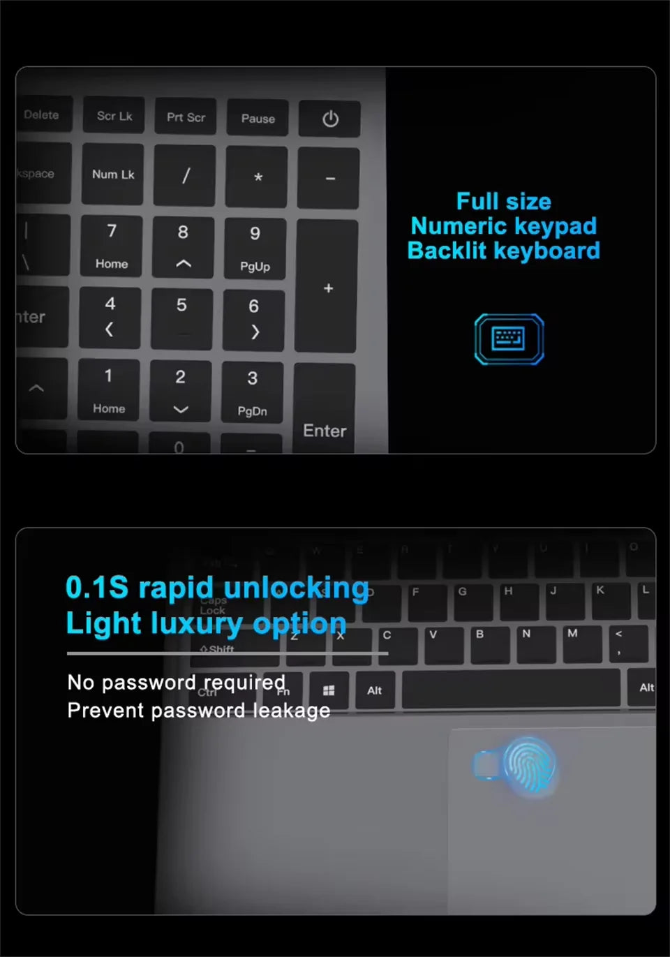 Windows 11 Pro laptop Intel i9 16GB 1TB SSD CE certified.
