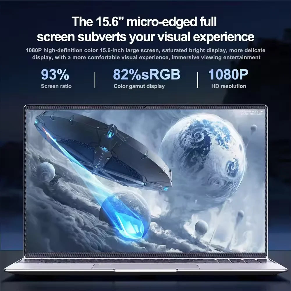 Intel Core i9 laptop 16GB DDR4 RAM 2TB SSD Windows 11 notebook.
