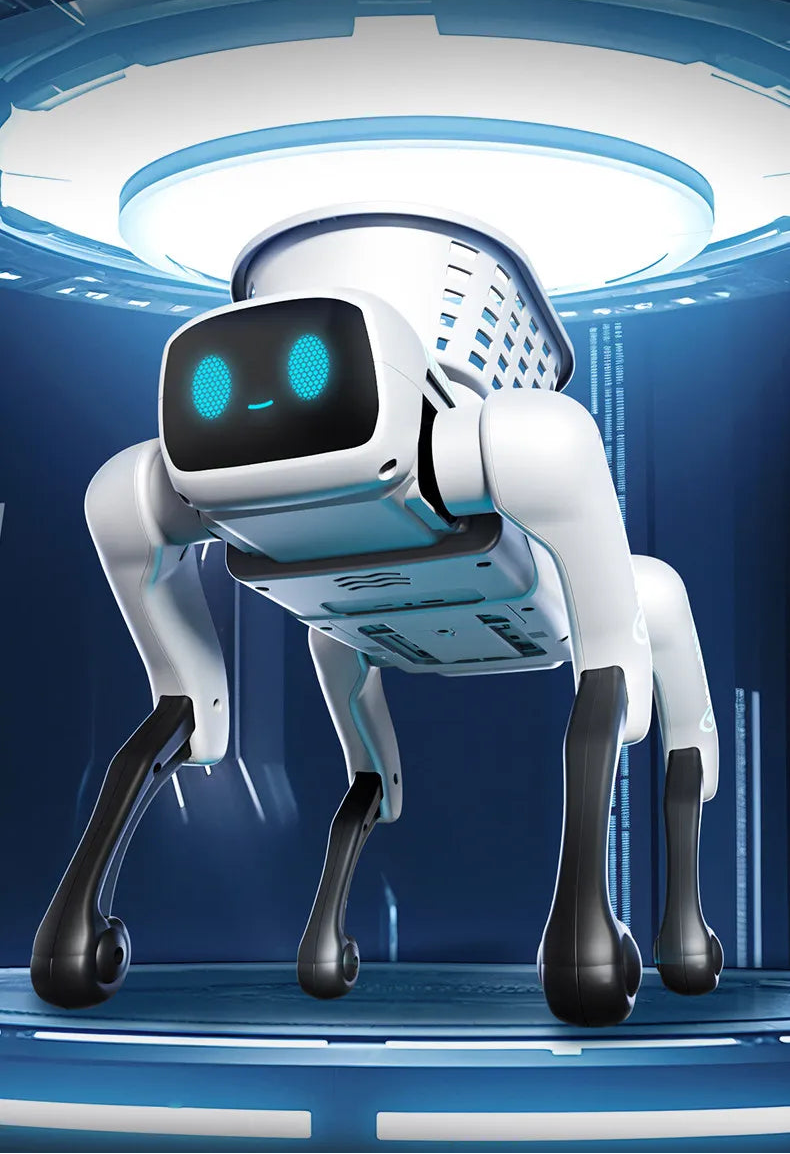 Smart robot dog 2.4G remote control app compatible programmable toy for kids.