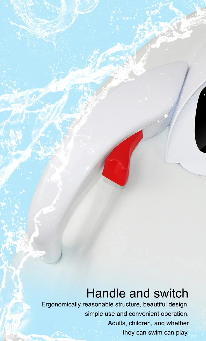 Water scooter F2 adult – ABS corrosion resistant body coastal lifestyle photo.

