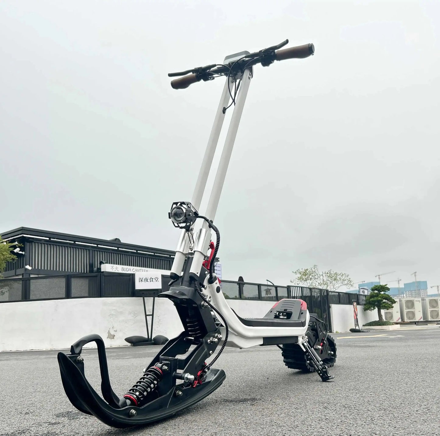 New Arrival 54.6V 2500W 3-in-1 Electric Snow Scooter E-Scooter with 20.8Ah/30Ah Removable Battery - Sled & Ski Electric Scooter