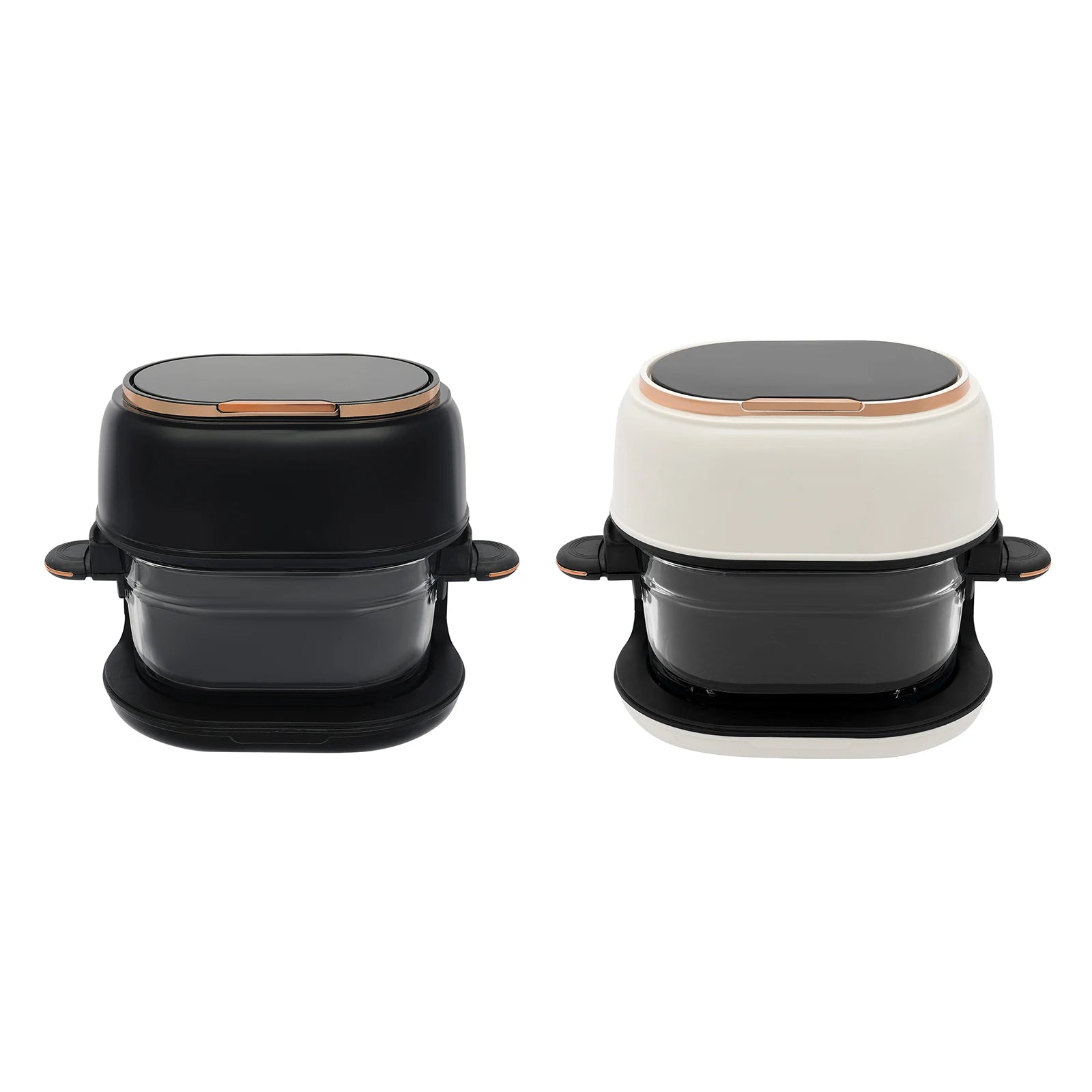 4L air fryer cooking crispy fries with hot air circulation.
