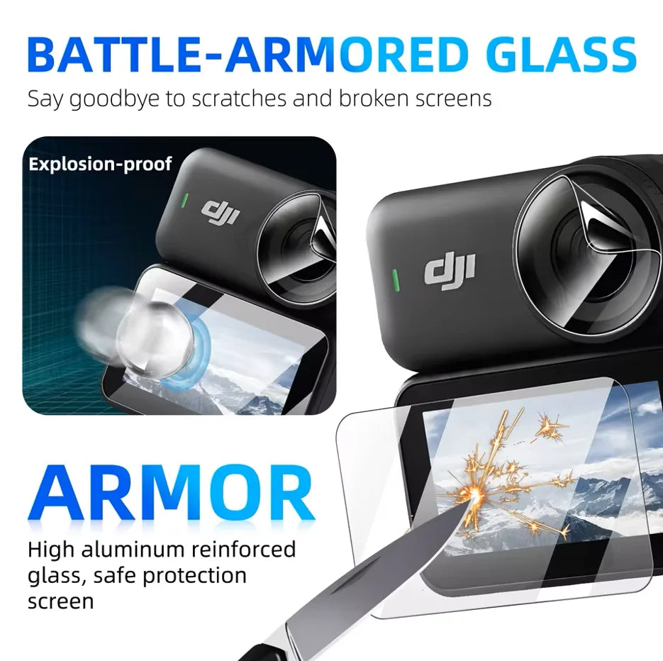  DJI Osmo Nano storage bag and dive case — waterproof camera accessories kit.
