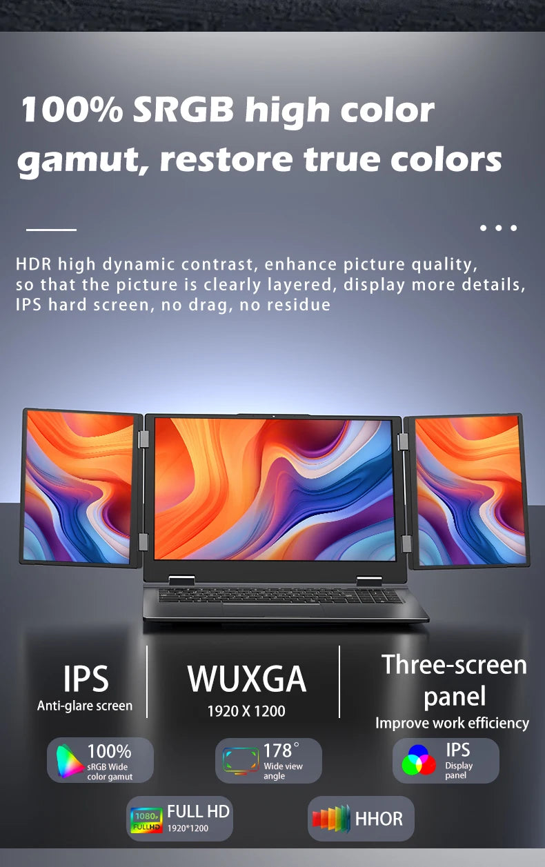 SZBOX MAX16 triple screen laptop battery 77Wh lithium-ion polymer.

