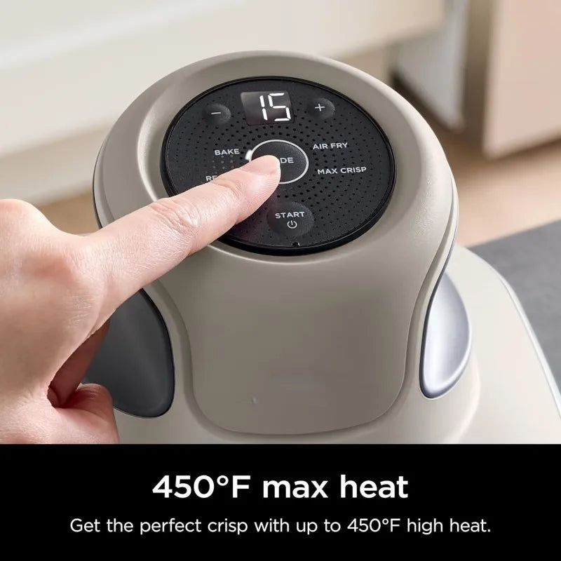 Premium kitchen appliance - 4-in-1 air fryer for frying, roasting, baking, and grilling at home.