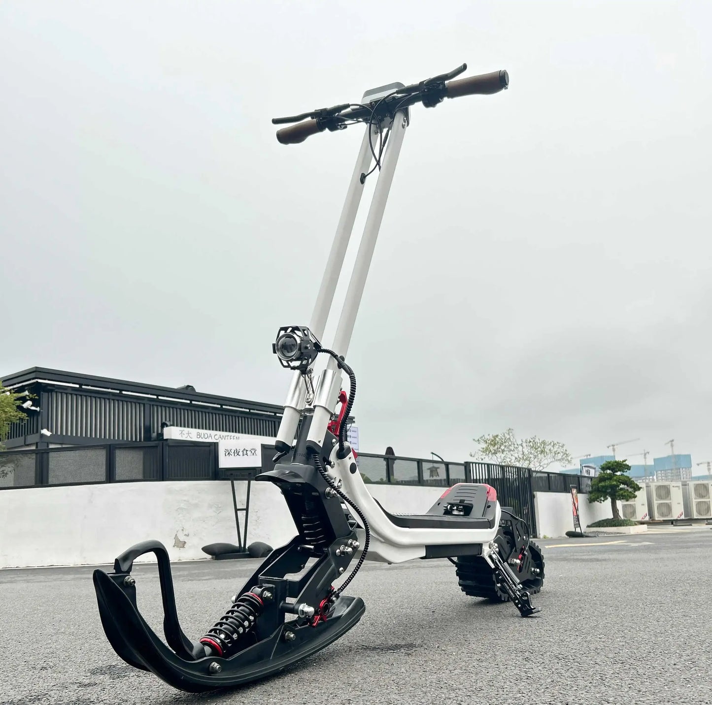 New Arrival 54.6V 2500W 3-in-1 Electric Snow Scooter E-Scooter with 20.8Ah/30Ah Removable Battery - Sled & Ski Electric Scooter