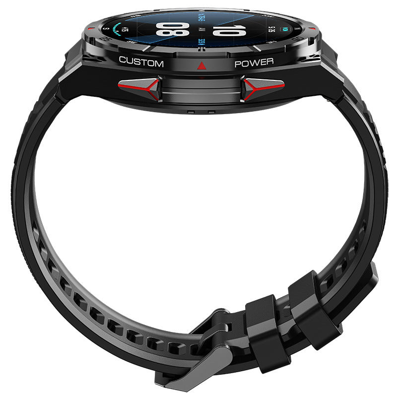 Bluetooth calling smartwatch make receive calls from wrist iOS Android compatible.
