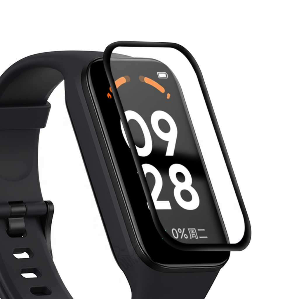 Smartwatch with Screen Protector - Clean Product Photo