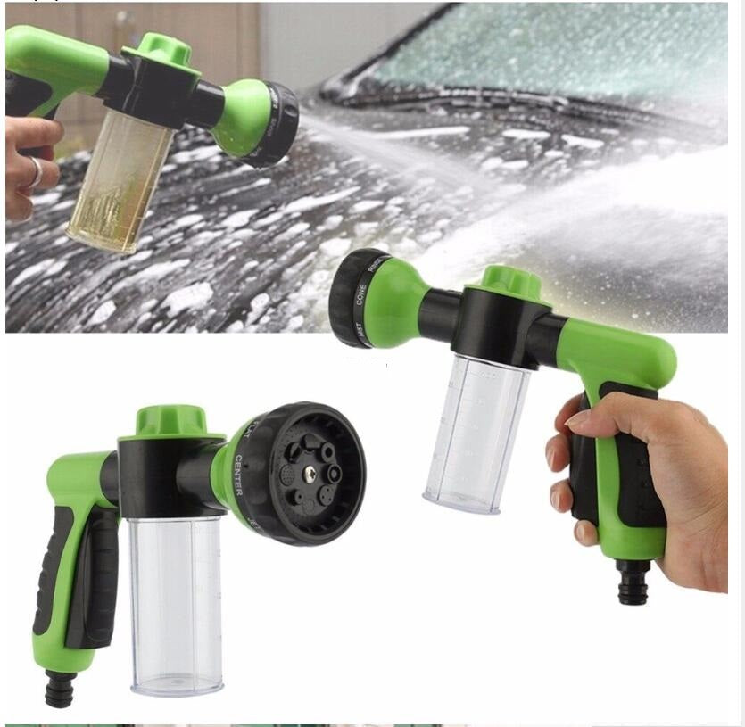 High pressure foam spray gun with adjustable nozzle for car washing
