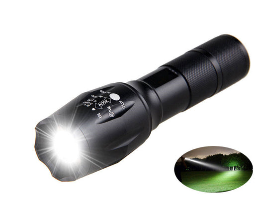 Tactical flashlight compact size and lightweight design
