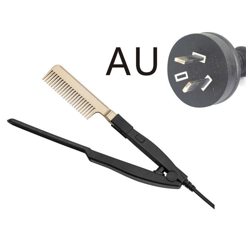 Wet and dry fast electric straightening comb