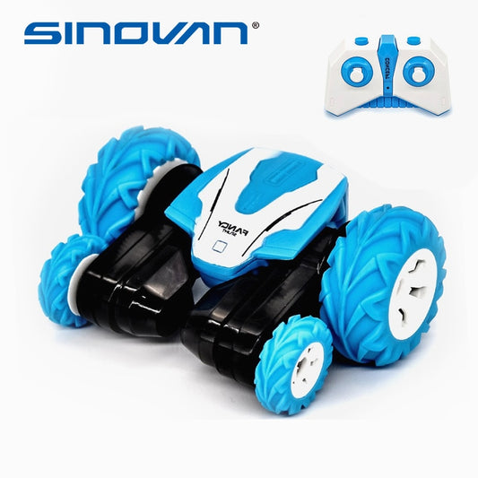 Sinovan Mini RC Car for Kids, Direct Charge Remote Control Cars, 2 Sided 360° Rotation RC Stunt Car, Toys for Boys Girls Age 3+