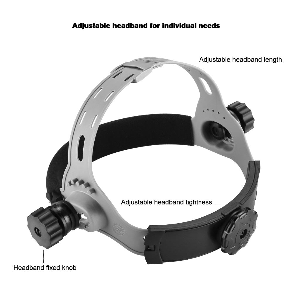 DEKO Welding Helmet Solar Powered Auto-Darkening Hood with Adjustable Shade Range 4/9-13 for MIG MMA Arc Welder Mask New Design