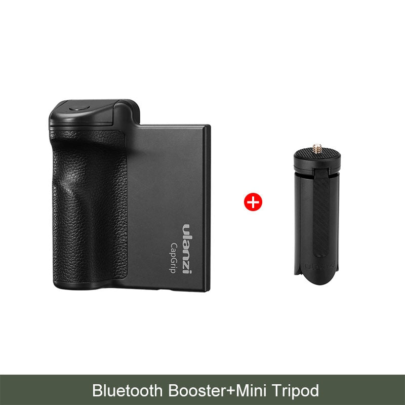ULANZI CapGrip Wireless Bluetooth Phone Clamp With Remote Controller Handle Grip Selfie Clamp For iPhone 13 12 12Pro Max Samsung