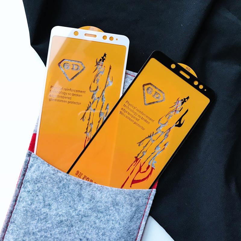 6D Full Cover Tempered Glass For Xiaomi Redmi Note 8 7 10 Pro M3 Screen Protector Film For Redmi 5 Plus Note 5 Protective Glass