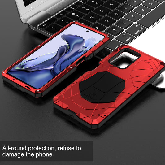 Case For Xiaomi 11T with Tempered Glass Metal Heavy Duty Protection Cover Shockproof Dropproof Dustproof Mi 11T  Pro Phone Case