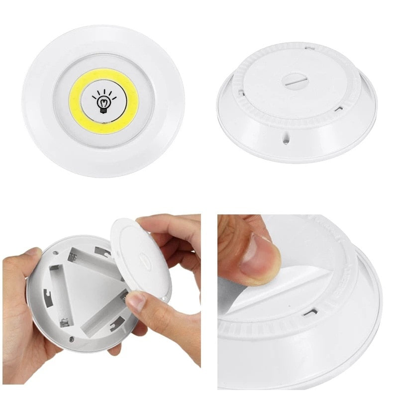 GHC Remote Lamp Kitchen Led Bedroom Closets Light Armarios De Dormitorio Led Light Cob Under Cabinet Night Light Remote Control
