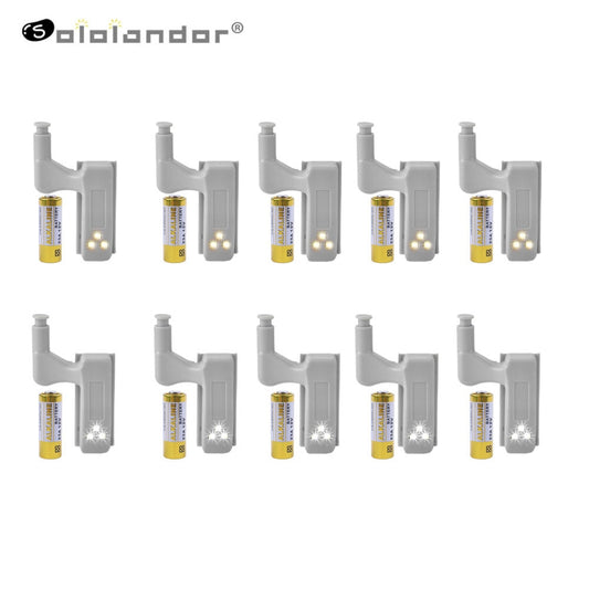 LED Inner Hinge lamp Under Cabinet Light Universal Wardrobe Night Light Sensor Led Armario For Cupboard Closet Kitchen Bedroom