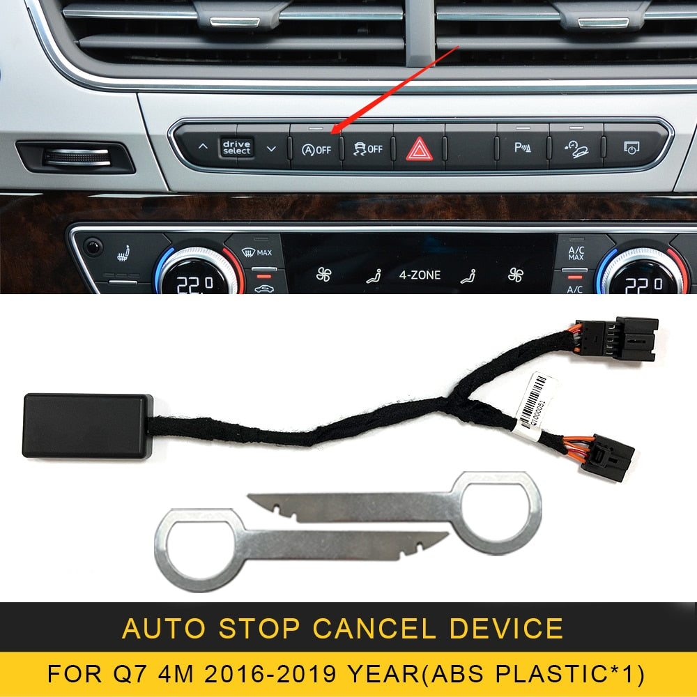 For Audi A4 B9 A5 B9 A3 8V Q5 FY Q3 F3 Q2 Q7 Car Automatic Stop Start Engine System Eliminator Disable Cable Auto Stop Canceller