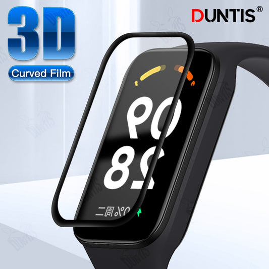 3D Protection Film For Xiaomi Redmi Band 2 Full Coverage Soft Screen Protector Film Accessories For Redmi Band2 (Not Glass）