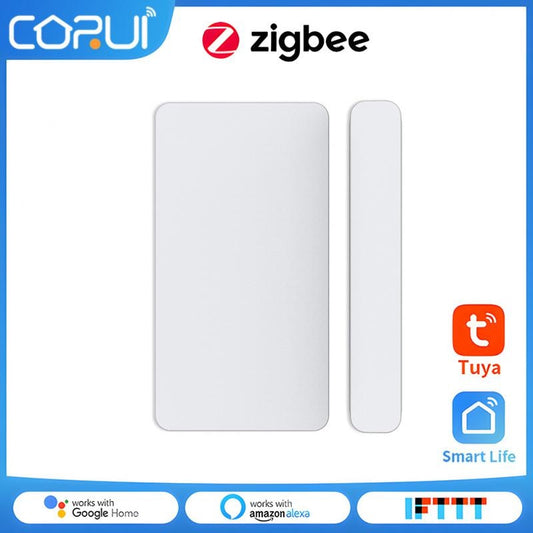 CORUI Tuya ZigBee Window Door Sensor De Porta Deur Open/Gesloten Detector Alexa Google Home Smar Tlife App Casa Inteligente