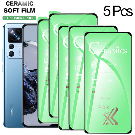 HD Ceramic, protection for xiaomi 12t Ceramic Film /soft glass for xiaomi 12 t mi 11 lite 5g 11t 10t pro mi 11 lite Ceramic Protective Film for xiaomi12t xiaomi-12t screen protector for xiaomi 12t pro