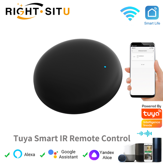 Tuya WiFi IR Remote Control Smart Universal for TV Air Conditioner Alexa Remote Control Work with Google Home Yandex Google